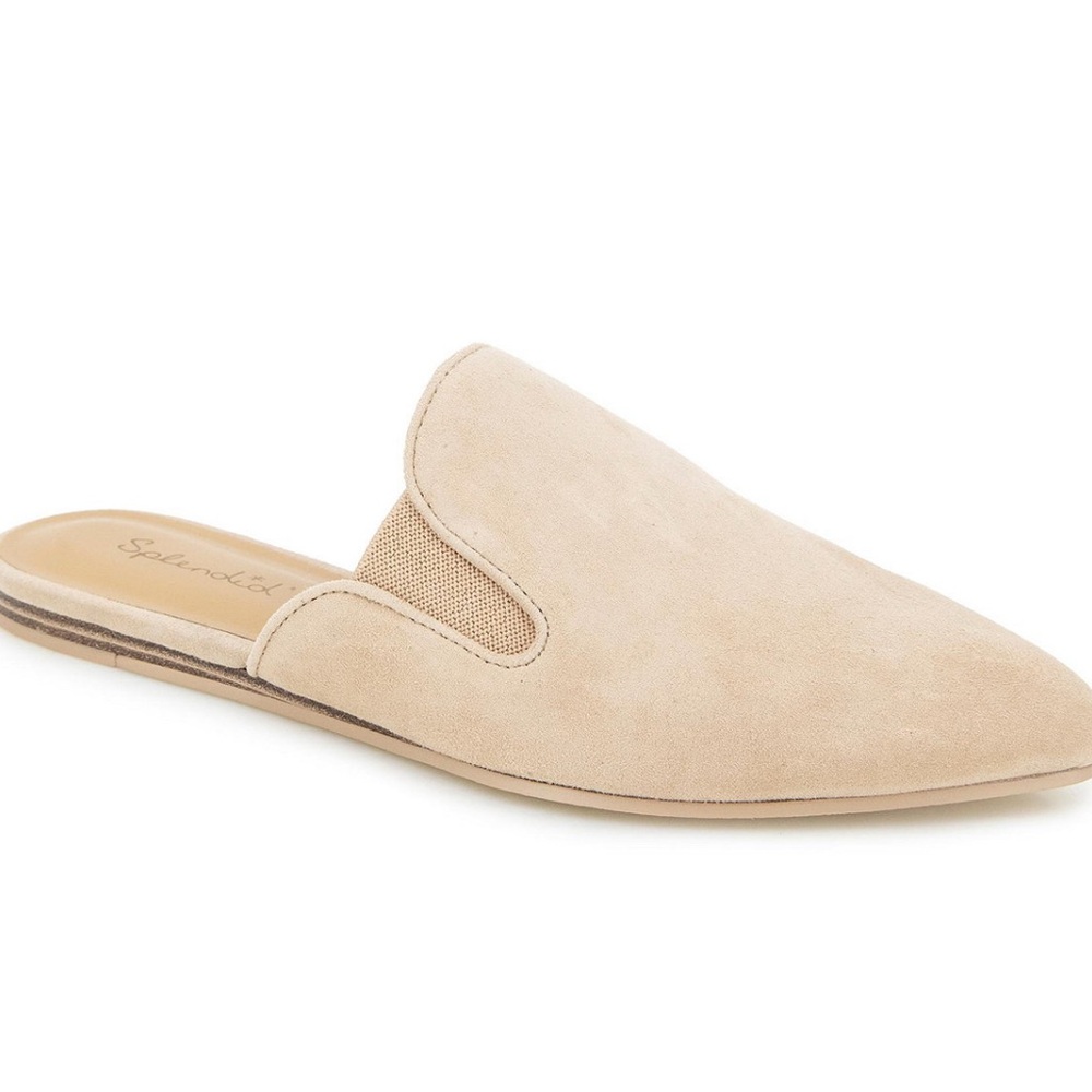 *NEW* SPLENDID Liza Pointed Toe Leather Mules Size 7 B51